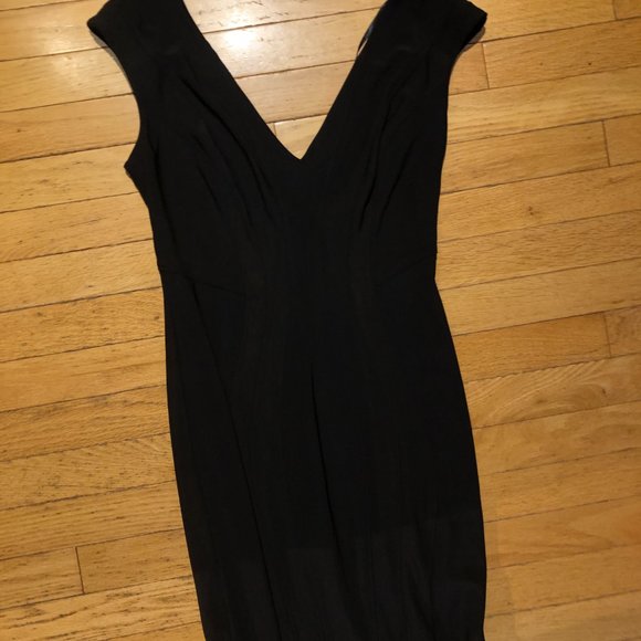 Brand New Women's Betsey & Adam Full-Length Mermaid-Cut Black Gown - Picture 11 of 16